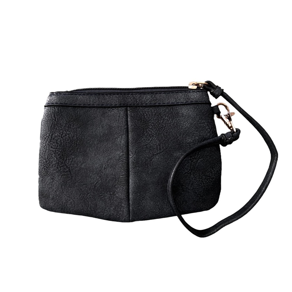 Blue Leather Wristlet by Wilsons Leather